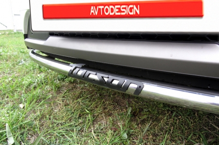 Hyundai TUCSON 2015 - 4WD -Защита переднего бампера d42 с надписью